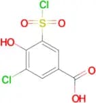 3-CHLORO-5-(CHLOROSULFONYL)-4-HYDROXYBENZOIC ACID
