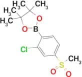 2-(2-CHLORO-4-METHANESULFONYLPHENYL)-4,4,5,5-TETRAMETHYL-1,3,2-DIOXABOROLANE