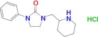 1-PHENYL-3-(PIPERIDIN-2-YLMETHYL)IMIDAZOLIDIN-2-ONE HYDROCHLORIDE
