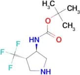 TERT-BUTYL N-[(3R,4S)-4-(TRIFLUOROMETHYL)PYRROLIDIN-3-YL]CARBAMATE