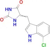 5-((7-CHLORO-1H-INDOL-3-YL)METHYLENE)IMIDAZOLIDINE-2,4-DIONE