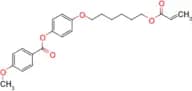 4-METHOXYBENZOIC ACID 4-(6-ACRYLOYLOXY-HEXYLOXY)PHENYL ESTER
