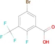 5-BROMO-2-FLUORO-3-(TRIFLUOROMETHYL)BENZOIC ACID