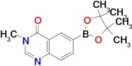 3-METHYL-6-(4,4,5,5-TETRAMETHYL-1,3,2-DIOXABOROLAN-2-YL)QUINAZOLIN-4(3H)-ONE