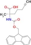 (R)-2-((((9H-FLUOREN-9-YL)METHOXY)CARBONYL)AMINO)-2-METHYLHEPT-6-YNOIC ACID