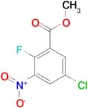 METHYL 5-CHLORO-2-FLUORO-3-NITROBENZOATE
