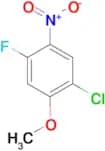 1-CHLORO-4-FLUORO-2-METHOXY-5-NITROBENZENE