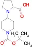 (R)-4-(2-CARBOXY-PYRROLIDIN-1-YL)-PIPERIDINE-1-CARBOXYLIC ACID TERT-BUTYL ESTER