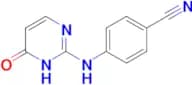 4-[(6-oxo-1,6-dihydropyrimidin-2-yl)amino]benzonitrile