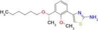 (S)-4-(3-(1-(HEXYLOXY)ETHYL)-2-METHOXYPHENYL)THIAZOL-2-AMINE