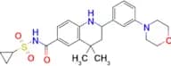 N-(CYCLOPROPANESULFONYL)-4,4-DIMETHYL-2-[3-(MORPHOLIN-4-YL)PHENYL]-1,2,3,4-TETRAHYDROQUINOLINE-6-C…
