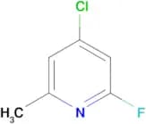4-CHLORO-2-FLUORO-6-METHYLPYRIDINE