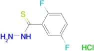 Benzenecarbothioic acid, 2,5-difluoro-, hydrazide, hydrochloride (1:1)