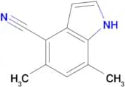 1H-Indole-4-carbonitrile, 5,7-dimethyl-