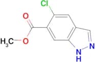 1H-Indazole-6-carboxylic acid, 5-chloro-, methyl ester