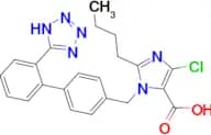 2-butyl-4-chloro-1-{[2'-(1H-1,2,3,4-tetrazol-5-yl)-[1,1'-biphenyl]-4-yl]methyl}-1H-imidazole-5-car…