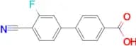 [1,1′-Biphenyl]-4-carboxylic acid, 4′-cyano-3′-fluoro-