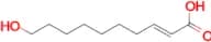 2-Decenoic acid, 10-hydroxy-, (2E)-