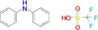Methanesulfonic acid, 1,1,1-trifluoro-, compd. with N-phenylbenzenamine (1:1)