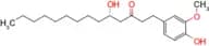 3-Tetradecanone, 5-hydroxy-1-(4-hydroxy-3-methoxyphenyl)-, (5S)-