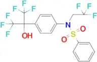 Benzenesulfonamide, N-(2,2,2-trifluoroethyl)-N-[4-[2,2,2-trifluoro-1-hydroxy-1-(trifluoromethyl)et…