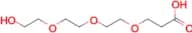 3-[2-[2-(2-Hydroxyethoxy)ethoxy]ethoxy]propanoic acid