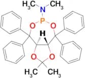 (3aR,8aR)-N,N,2,2-Tetramethyl-4,4,8,8-tetraphenyltetrahydro-[1,3]dioxolo[4,5-e][1,3,2]dioxaphosphe…