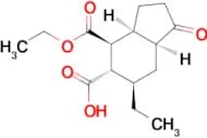 (3aS,4S,5S,6R,7aS)-4-(ethoxycarbonyl)-6-ethyl-1-oxooctahydro-1H-indene-5-carboxylic acid