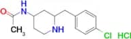AcetaMide, N-[2-[(4-chlorophenyl)Methyl]-4-piperidinyl]-, Monohydrochloride, trans- (9CI)