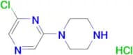 2-chloro-6-(1-piperazinyl)pyrazine monohydrochloride