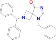 2-benzhydryl-5-benzyl-2,5,7-triazaspiro[3.4]oct-6-en-8-one
