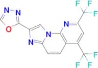 8-(1,3,4-OXADIAZOL-2-YL)-2,4-BIS(TRIFLUOROMETHYL)IMIDAZO[1,2-A][1,8]NAPHTHYRIDINE