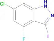 6-CHLORO-4-FLUORO-3-IODO (1H)INDAZOLE