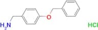 [4-(benzyloxy)phenyl]methanamine hydrochloride