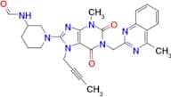 N-{1-[7-(but-2-yn-1-yl)-3-methyl-1-[(4-methylquinazolin-2-yl)methyl]-2,6-dioxo-2,3,6,7-tetrahydro-…