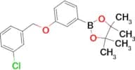 1,3,2-Dioxaborolane, 2-[3-[(3-chlorophenyl)methoxy]phenyl]-4,4,5,5-tetramethyl-