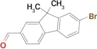 7-Bromo-9,9-dimethyl-9H-fluorene-2-carbaldehyde