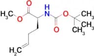 5-Hexenoic acid, 2-[[(1,1-dimethylethoxy)carbonyl]amino]-, methyl ester,(2S)-