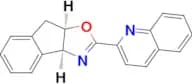 (3aS,8aR)-2-(Quinolin-2-yl)-3a,8a-dihydro-8H-indeno[1,2-d]oxazole
