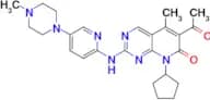 Pyrido[2,3-d]pyrimidin-7(8H)-one, 6-acetyl-8-cyclopentyl-5-methyl-2-[[5-(4-methyl-1-piperazinyl)-2…