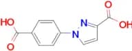 1H-Pyrazole-3-carboxylic acid, 1-(4-carboxyphenyl)-