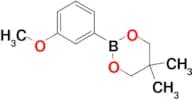 2-(3-Methoxyphenyl)-5,5-dimethyl-1,3,2-dioxaborinane