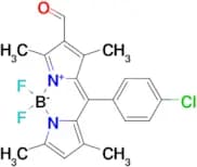 10-(4-Chlorophenyl)-5,5-difluoro-2-formyl-1,3,7,9-tetramethyl-5H-dipyrrolo[1,2-c:2′,1′-f][1,3,2]di…