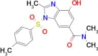 4-Hydroxy-N,N,2-trimethyl-1-tosyl-1H-benzo[d]imidazole-6-carboxamide