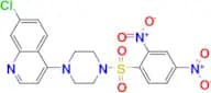 Quinoline, 7-chloro-4-[4-[(2,4-dinitrophenyl)sulfonyl]-1-piperazinyl]-