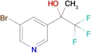 2-(5-Bromopyridin-3-yl)-1,1,1-trifluoropropan-2-ol