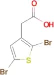 2-(2,5-dibromothiophen-3-yl)acetic acid