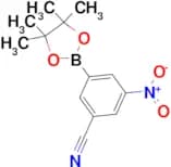 3-Nitro-5-(4,4,5,5-tetramethyl-1,3,2-dioxaborolan-2-yl)benzonitrile