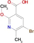 5-Bromo-2-methoxy-6-methylpyridine-3-carboxylic acid