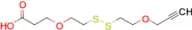 Propargyl-PEG1-SS-PEG1-acid